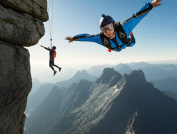 BASE Jumping vs Wingsuit Flying