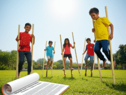 Sejarah dan Aturan Permainan Egrang