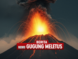 Berita gunung meletus