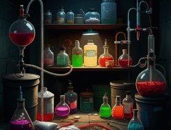 Pabrik narkoba rumahan