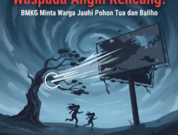 Waspada Angin Kencang! BMKG Minta Warga Jauhi Pohon Tua dan Baliho