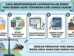Cara Mempersiapkan Laporan Pajak Bisnis Yang Benar Agar Terhindar Dari Sanksi Hukum