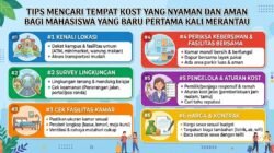 Tips Mencari Tempat Kost yang Nyaman dan Aman Bagi Mahasiswa yang Baru Pertama Kali Merantau